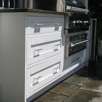 ACRE used in outdoor kitchen cabinets